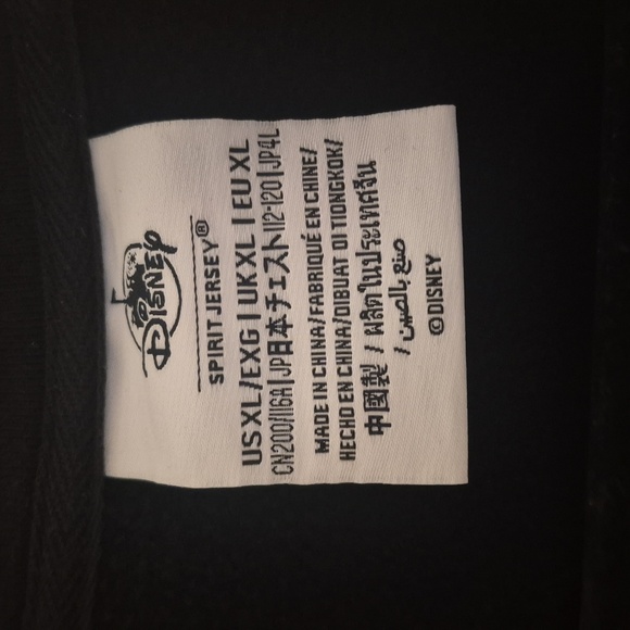 Disney Black Spirit Jersey MENS XL - Picture 2 of 5